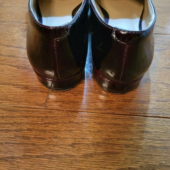 Vince Camuto Burgundy Patent Pointed Toe Dress Loafer Women's Size 7M VP-RAYLENA - Picture 7 of 8